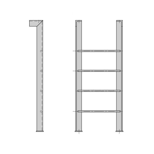 Стремянка СХ-28 2800 мм Серия 1.450.3-7.94 в Челябинске

