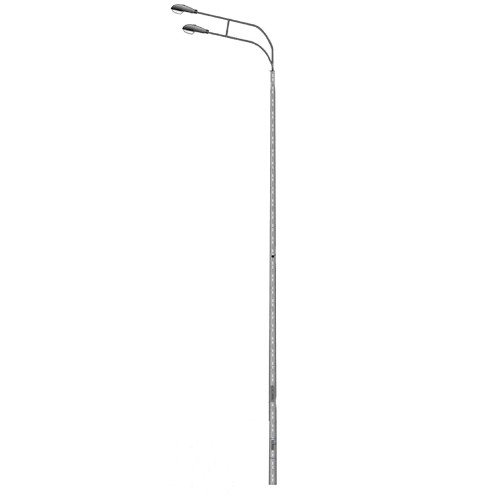 Опора освещения несиловая граненая фланцевая круглая МК-16Ф Ст3сп5 90х300х16х4 мм в Челябинске

