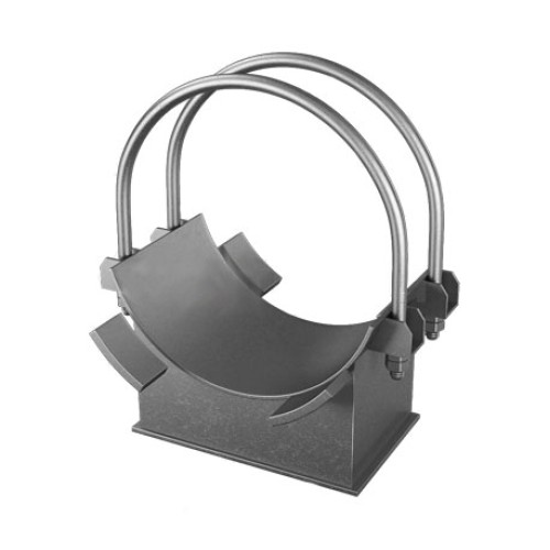 Опора хомутовая неподвижная для трубопроводов ТЭС и АЭС Ст3 273х200х200х100 мм ОСТ 34-10-618-93 в Челябинске

