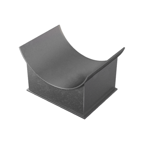 Опора неподвижная приварная для трубопроводов ТЭС и АЭС Ст3 530х400х500х100 мм ОСТ 34-10-616-93 в Челябинске

