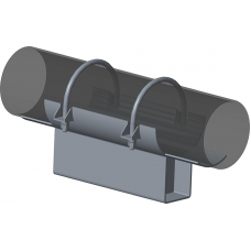 Опора неподвижная хомутовая с корпусом для тепловых сетей ТС-670.00.00 89х50х340х150 мм Серия 5.903-13 выпуск 7-95 5,9 кг