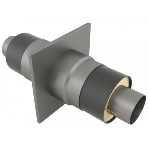 Опора неподвижная щитовая в оцинкованной ППУ изоляции для отопления 17Г1С 325х450х650х2000 мм ГОСТ 30732-2006 282,9 кг