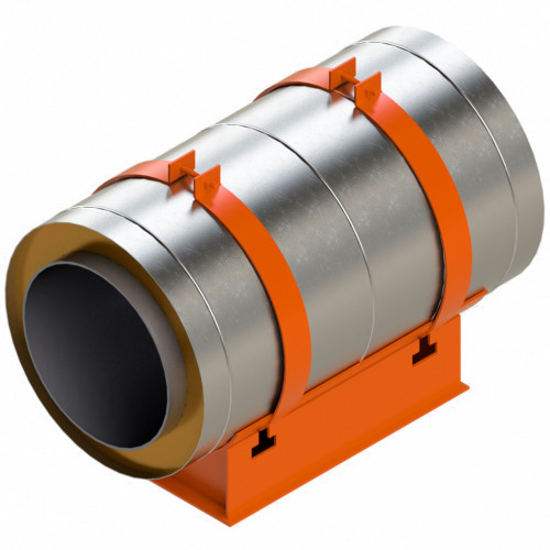 Опора скользящая хомутовая ТС-626.000 426х280х100 мм Серия 5.903-13 выпуск 8-95 29,7 кг