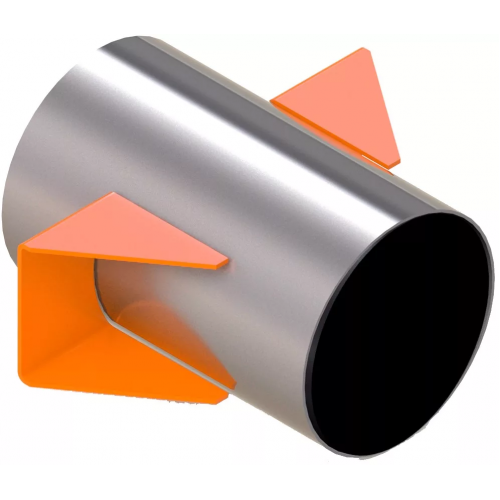 Опора вертикальных трубопроводов 1420-ВП-Б1 1420х10х400х300 мм ОСТ 36-146-88 в Челябинске

