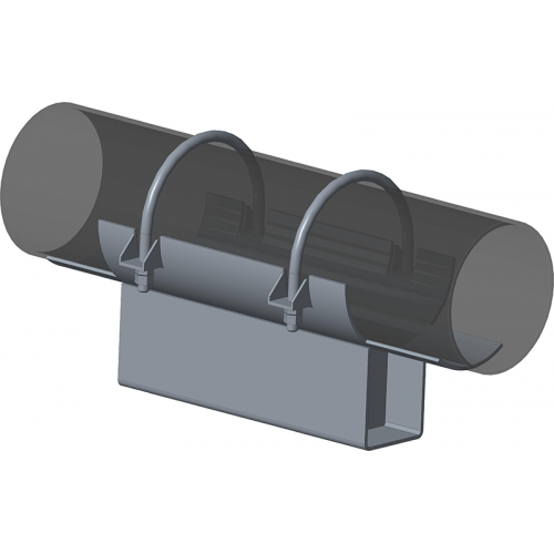 Опора неподвижная хомутовая с корпусом для тепловых сетей ТС-670.00.00 76х50х340х100 мм Серия 5.903-13 выпуск 7-95 4,3 кг