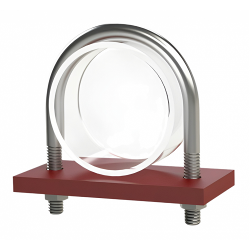 Опора неподвижная хомутовая бескорпусная для тепловых сетей исп. А 09Г2С 159 мм ОСТ 36-146-88 1,8 кг